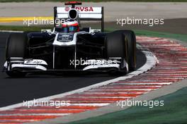 30.07.2011 Budapest, Hungary,  Rubens Barrichello (BRA), AT&T Williams - Formula 1 World Championship, Rd 11, Hungarian Grand Prix, Saturday Practice