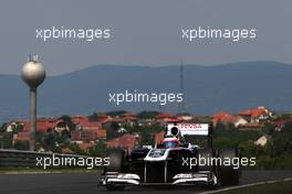 30.07.2011 Budapest, Hungary,  Rubens Barrichello (BRA), AT&T Williams, FW33 - Formula 1 World Championship, Rd 11, Hungarian Grand Prix, Saturday Practice