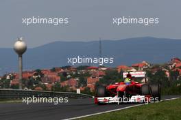 30.07.2011 Budapest, Hungary,  Felipe Massa (BRA), Scuderia Ferrari, F150 - Formula 1 World Championship, Rd 11, Hungarian Grand Prix, Saturday Practice