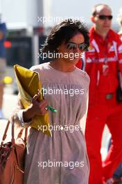 30.07.2011 Budapest, Hungary,  Raquel Rosario (ESP) Wife of Fernando Alonso (ESP) - Formula 1 World Championship, Rd 11, Hungarian Grand Prix, Saturday