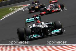 30.07.2011 Budapest, Hungary,  Michael Schumacher (GER), Mercedes GP Petronas F1 Team - Formula 1 World Championship, Rd 11, Hungarian Grand Prix, Saturday Qualifying