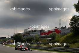 30.07.2011 Budapest, Hungary,  Daniel Ricciardo (AUS) Hispania Racing Team, HRT  - Formula 1 World Championship, Rd 11, Hungarian Grand Prix, Saturday Qualifying