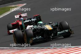 30.07.2011 Budapest, Hungary,  Heikki Kovalainen (FIN), Team Lotus - Formula 1 World Championship, Rd 11, Hungarian Grand Prix, Saturday Qualifying