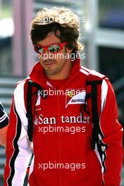30.07.2011 Budapest, Hungary,  Fernando Alonso (ESP), Scuderia Ferrari  - Formula 1 World Championship, Rd 11, Hungarian Grand Prix, Saturday Practice
