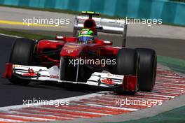 30.07.2011 Budapest, Hungary,  Felipe Massa (BRA), Scuderia Ferrari - Formula 1 World Championship, Rd 11, Hungarian Grand Prix, Saturday Practice