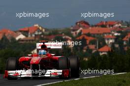 30.07.2011 Budapest, Hungary,  Fernando Alonso (ESP), Scuderia Ferrari - Formula 1 World Championship, Rd 11, Hungarian Grand Prix, Saturday Practice