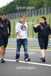28.07.2011 Budapest, Hungary,  Sebastian Vettel (GER), Red Bull Racing - Formula 1 World Championship, Rd 11, Hungarian Grand Prix, Thursday