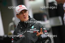 28.07.2011 Budapest, Hungary,  Michael Schumacher (GER), Mercedes GP Petronas F1 Team - Formula 1 World Championship, Rd 11, Hungarian Grand Prix, Thursday