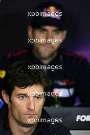 28.07.2011 Budapest, Hungary,  Mark Webber (AUS), Red Bull Racing  - Formula 1 World Championship, Rd 11, Hungarian Grand Prix, Thursday Press Conference