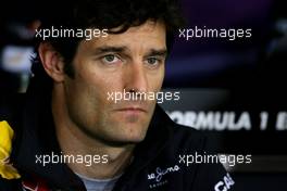 28.07.2011 Budapest, Hungary,  Mark Webber (AUS), Red Bull Racing  - Formula 1 World Championship, Rd 11, Hungarian Grand Prix, Thursday Press Conference