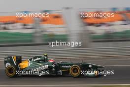 28.10.2011 New Delhi, India, Jarno Trulli (ITA), Team Lotus  - Formula 1 World Championship, Rd 17, Indian Grand Prix, Friday Practice