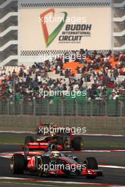 28.10.2011 New Delhi, India, Lewis Hamilton (GBR), McLaren Mercedes - Formula 1 World Championship, Rd 17, Indian Grand Prix, Friday Practice