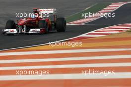 28.10.2011 New Delhi, India, Fernando Alonso (ESP), Scuderia Ferrari  - Formula 1 World Championship, Rd 17, Indian Grand Prix, Friday Practice