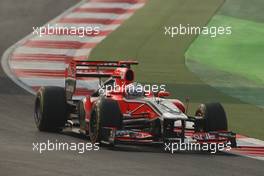 28.10.2011 New Delhi, India, Timo Glock (GER), Marussia Virgin Racing  - Formula 1 World Championship, Rd 17, Indian Grand Prix, Friday Practice