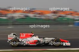 28.10.2011 New Delhi, India, Daniel Ricciardo (AUS) HRT  - Formula 1 World Championship, Rd 17, Indian Grand Prix, Friday Practice