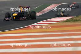 28.10.2011 New Delhi, India, Sebastian Vettel (GER), Red Bull Racing  - Formula 1 World Championship, Rd 17, Indian Grand Prix, Friday Practice