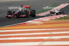 28.10.2011 New Delhi, India, Lewis Hamilton (GBR), McLaren Mercedes  - Formula 1 World Championship, Rd 17, Indian Grand Prix, Friday Practice