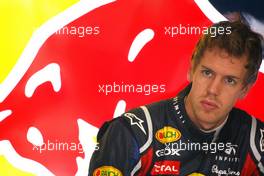 28.10.2011 New Delhi, India, Sebastian Vettel (GER), Red Bull Racing - Formula 1 World Championship, Rd 17, Indian Grand Prix, Friday Practice