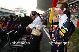 30.10.2011 New Delhi, India, Sebastian Vettel (GER), Red Bull Racing  - Formula 1 World Championship, Rd 17, Indian Grand Prix, Sunday Pre-Race Grid