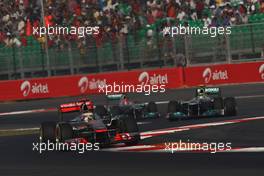 30.10.2011 New Delhi, India, Lewis Hamilton (GBR), McLaren Mercedes  - Formula 1 World Championship, Rd 17, Indian Grand Prix, Sunday Race