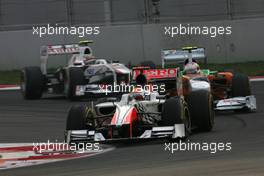 30.10.2011 New Delhi, India,  Narain Karthikeyan (IND),HRT Formula One Team  - Formula 1 World Championship, Rd 17, Indian Grand Prix, Sunday Race