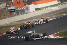 30.10.2011 New Delhi, India, Adrian Sutil (GER), Force India F1 Team  - Formula 1 World Championship, Rd 17, Indian Grand Prix, Sunday Race