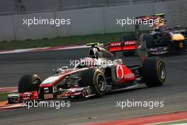 30.10.2011 New Delhi, India,  Jenson Button (GBR), McLaren Mercedes  - Formula 1 World Championship, Rd 17, Indian Grand Prix, Sunday Race