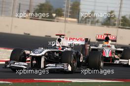 30.10.2011 New Delhi, India,  Rubens Barrichello (BRA), Williams F1 Team  - Formula 1 World Championship, Rd 17, Indian Grand Prix, Sunday Race