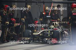 30.10.2011 New Delhi, India, Bruno Senna (BRA), Lotus Renault GP  - Formula 1 World Championship, Rd 17, Indian Grand Prix, Sunday Race