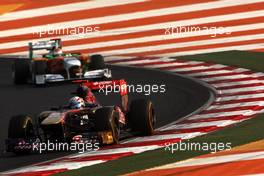 30.10.2011 New Delhi, India, Sébastien Buemi (SUI), Scuderia Toro Rosso - Formula 1 World Championship, Rd 17, Indian Grand Prix, Sunday Race