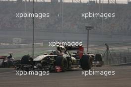30.10.2011 New Delhi, India, Bruno Senna (BRA), Lotus Renault GP  - Formula 1 World Championship, Rd 17, Indian Grand Prix, Sunday Race