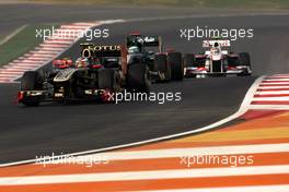 30.10.2011 New Delhi, India, Vitaly Petrov (RUS), Lotus Renault GP - Formula 1 World Championship, Rd 17, Indian Grand Prix, Sunday Race