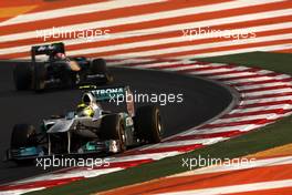 30.10.2011 New Delhi, India, Nico Rosberg (GER), Mercedes GP Petronas F1 Team - Formula 1 World Championship, Rd 17, Indian Grand Prix, Sunday Race