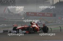 30.10.2011 New Delhi, India, Felipe Massa (BRA), Scuderia Ferrari  - Formula 1 World Championship, Rd 17, Indian Grand Prix, Sunday Race