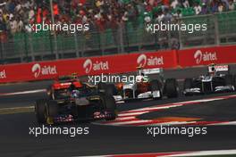 30.10.2011 New Delhi, India, Sebastien Buemi (SUI), Scuderia Toro Rosso  - Formula 1 World Championship, Rd 17, Indian Grand Prix, Sunday Race