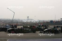 30.10.2011 New Delhi, India, Vitaly Petrov (RUS), Lotus Renault GP  - Formula 1 World Championship, Rd 17, Indian Grand Prix, Sunday Race