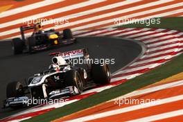 30.10.2011 New Delhi, India, Rubens Barrichello (BRA), AT&T Williams - Formula 1 World Championship, Rd 17, Indian Grand Prix, Sunday Race