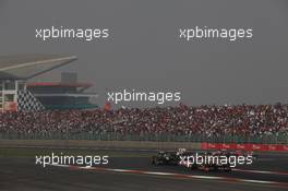 30.10.2011 New Delhi, India, Vitaly Petrov (RUS), Lotus Renault GP  - Formula 1 World Championship, Rd 17, Indian Grand Prix, Sunday Race