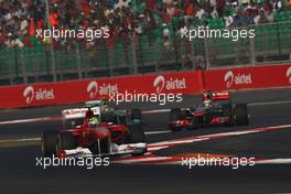 30.10.2011 New Delhi, India, Felipe Massa (BRA), Scuderia Ferrari  - Formula 1 World Championship, Rd 17, Indian Grand Prix, Sunday Race