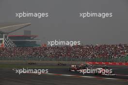 30.10.2011 New Delhi, India, Fernando Alonso (ESP), Scuderia Ferrari  - Formula 1 World Championship, Rd 17, Indian Grand Prix, Sunday Race