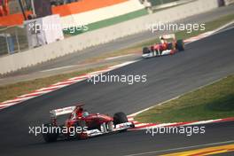 30.10.2011 New Delhi, India, Fernando Alonso (ESP), Scuderia Ferrari  - Formula 1 World Championship, Rd 17, Indian Grand Prix, Sunday Race