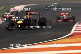 30.10.2011 New Delhi, India, Sebastian Vettel (GER), Red Bull Racing - Formula 1 World Championship, Rd 17, Indian Grand Prix, Sunday Race