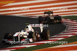 30.10.2011 New Delhi, India, Sergio Pérez (MEX), Sauber F1 Team - Formula 1 World Championship, Rd 17, Indian Grand Prix, Sunday Race