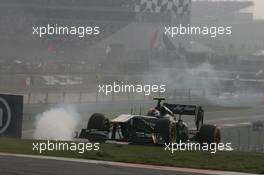 30.10.2011 New Delhi, India, Jarno Trulli (ITA), Team Lotus  - Formula 1 World Championship, Rd 17, Indian Grand Prix, Sunday Race