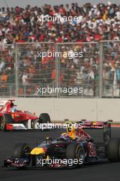 30.10.2011 New Delhi, India, Mark Webber (AUS), Red Bull Racing  - Formula 1 World Championship, Rd 17, Indian Grand Prix, Sunday Race