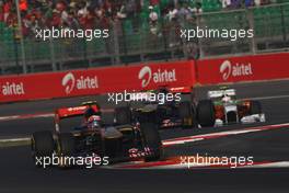 30.10.2011 New Delhi, India, Jaime Alguersuari (ESP), Scuderia Toro Rosso  - Formula 1 World Championship, Rd 17, Indian Grand Prix, Sunday Race