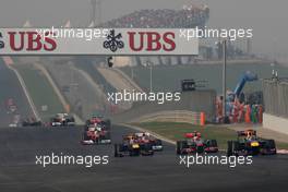 30.10.2011 New Delhi, India,  Sebastian Vettel (GER), Red Bull Racing  - Formula 1 World Championship, Rd 17, Indian Grand Prix, Sunday Race