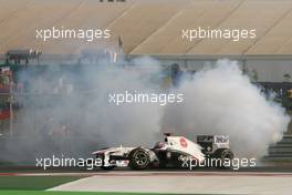 30.10.2011 New Delhi, India,  Kamui Kobayashi (JAP), Sauber F1 Team  - Formula 1 World Championship, Rd 17, Indian Grand Prix, Sunday Race
