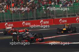 30.10.2011 New Delhi, India, Jenson Button (GBR), McLaren Mercedes  - Formula 1 World Championship, Rd 17, Indian Grand Prix, Sunday Race