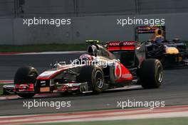 30.10.2011 New Delhi, India,  Jenson Button (GBR), McLaren Mercedes  - Formula 1 World Championship, Rd 17, Indian Grand Prix, Sunday Race